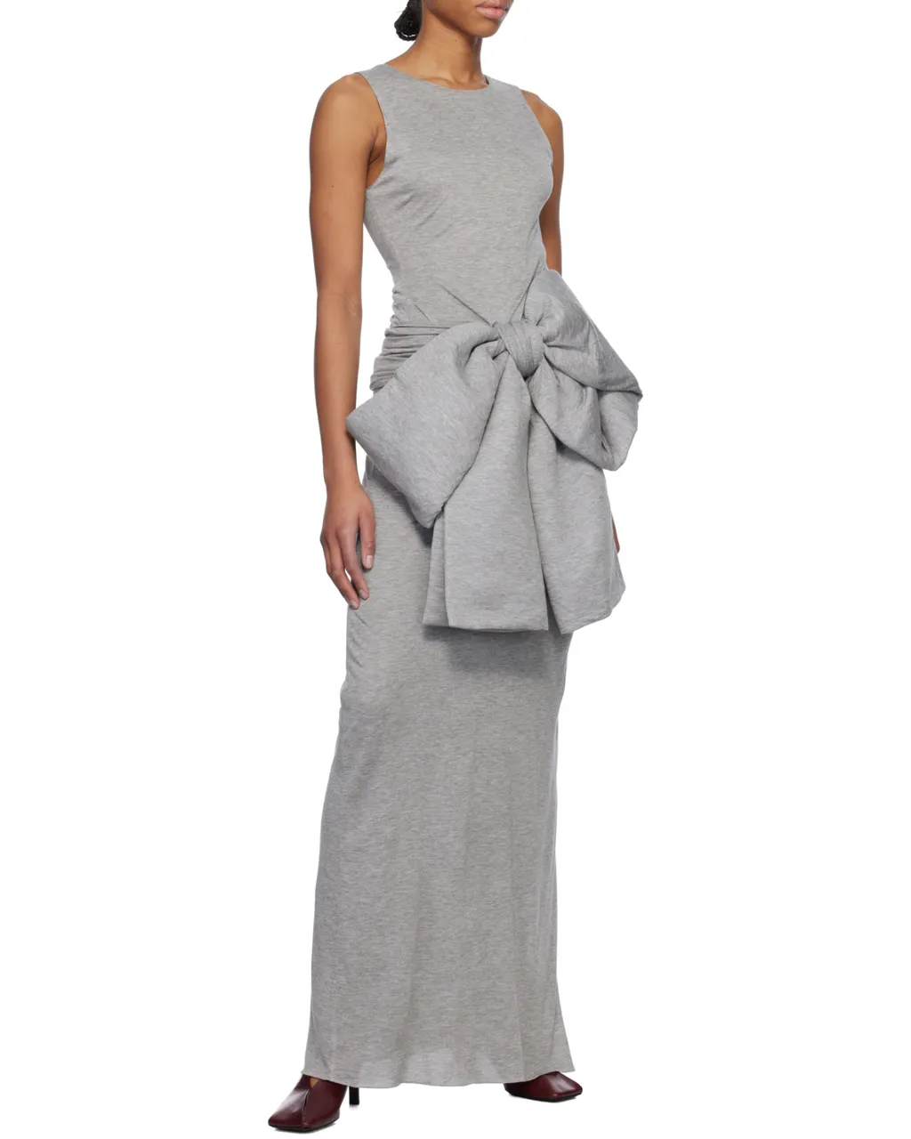 Jw Anderson Bow Detailed Sleeveless Dress