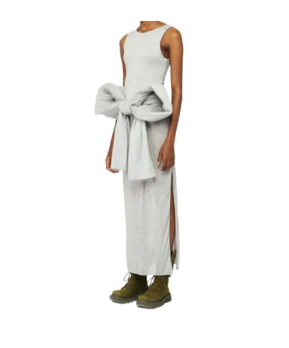 Jw Anderson Bow Detailed Sleeveless Dress