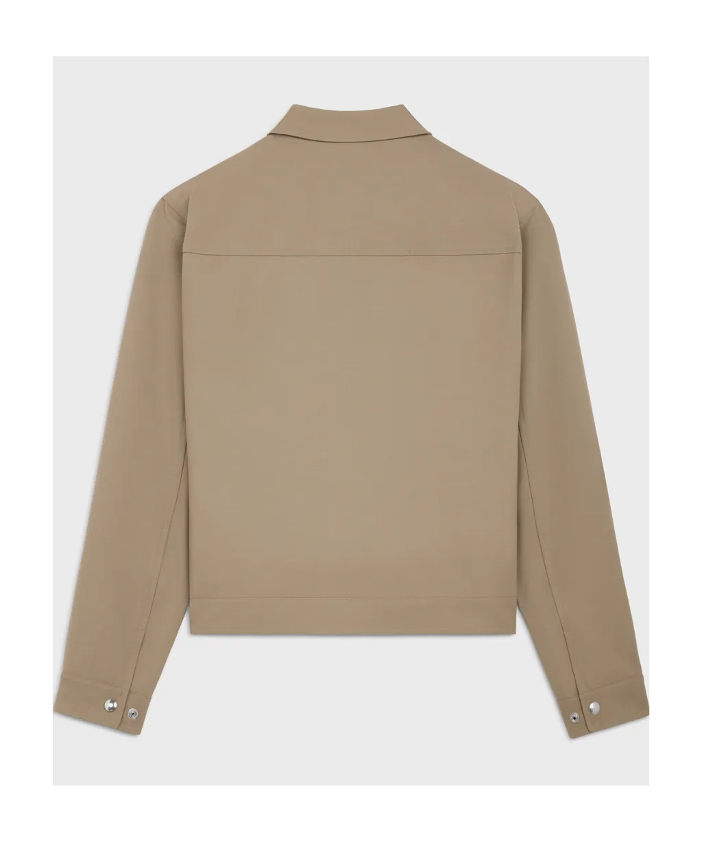 Triomphe Blouson Jacket In Wool Twill