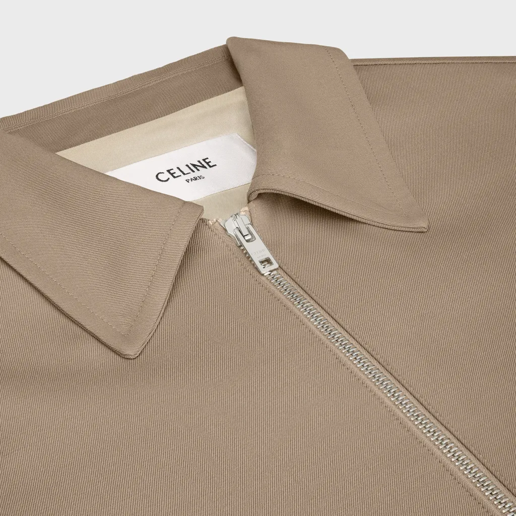 Triomphe Blouson Jacket In Wool Twill