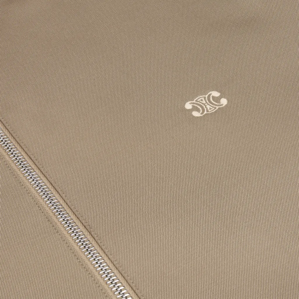 Triomphe Blouson Jacket In Wool Twill