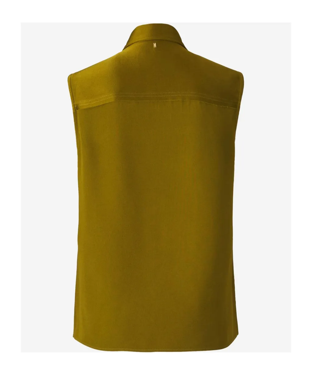 Ami Paris Buttoned Sleeveless Shirt