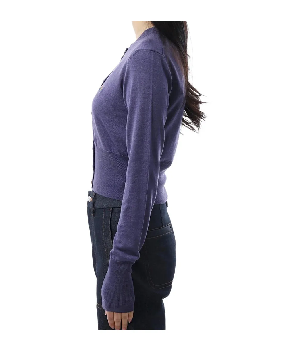 Long-Sleeved Knitted Cardigan
