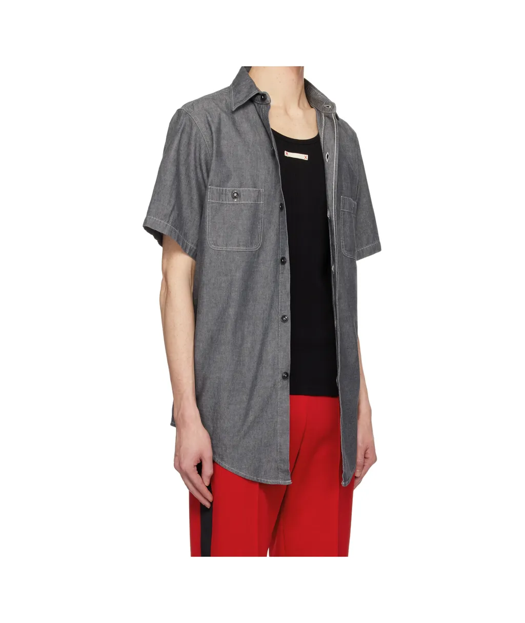 Maison Margiela Washed Buttoned Denim Shirt