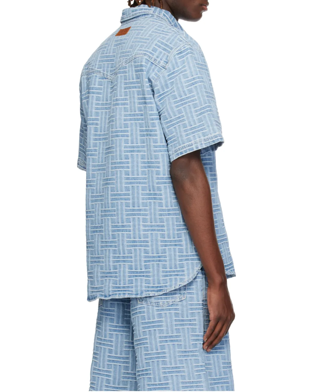 Kenzo Short Sleeved Denim Shirt