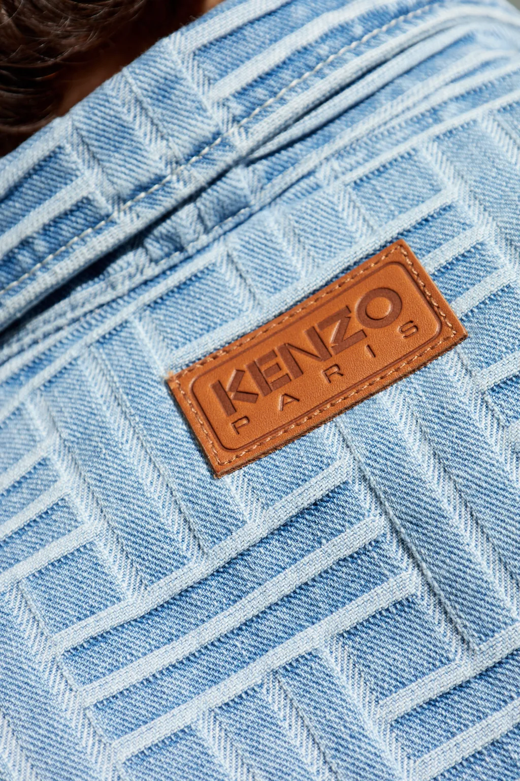 Kenzo Short Sleeved Denim Shirt