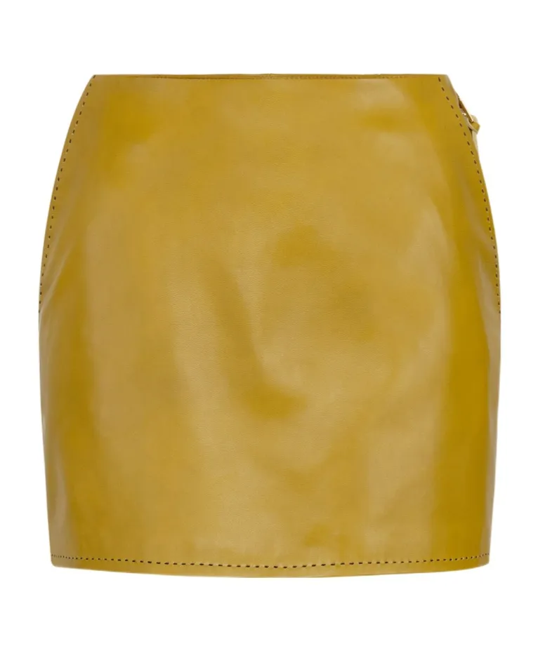 Leather Mini Skirt