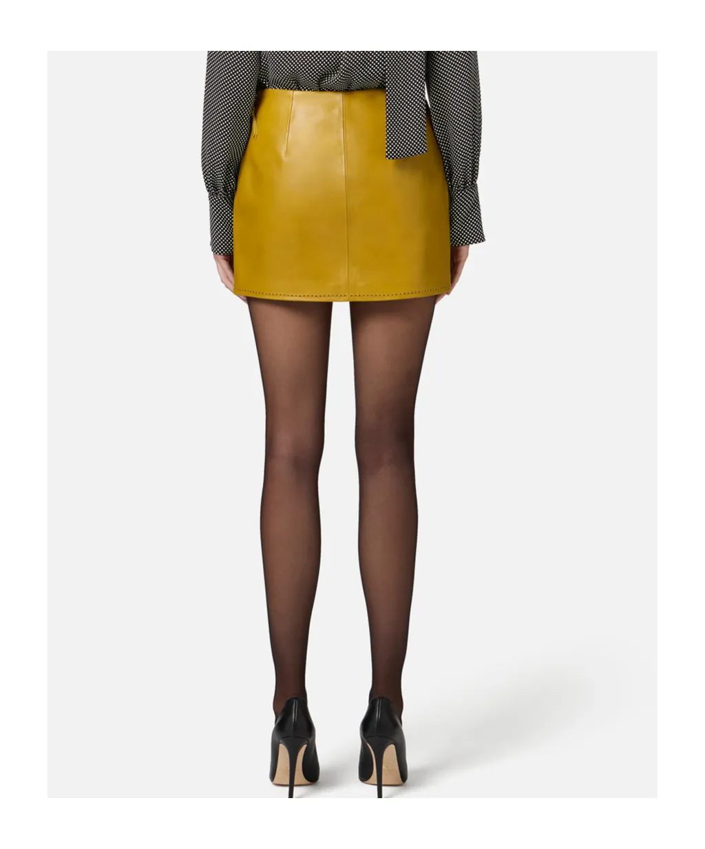 Leather Mini Skirt