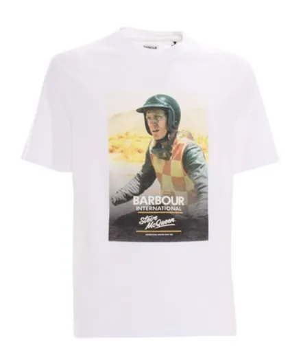 Barbour Nicholl Steve Mcqueen Graphic T-Shirt