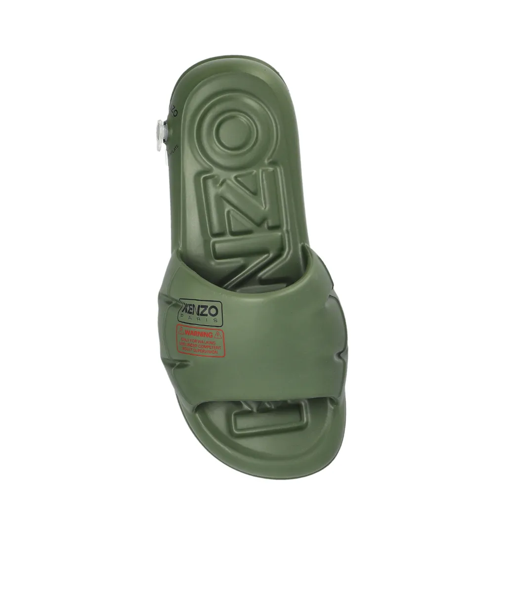 Kenzo Logo Embossed Slides
