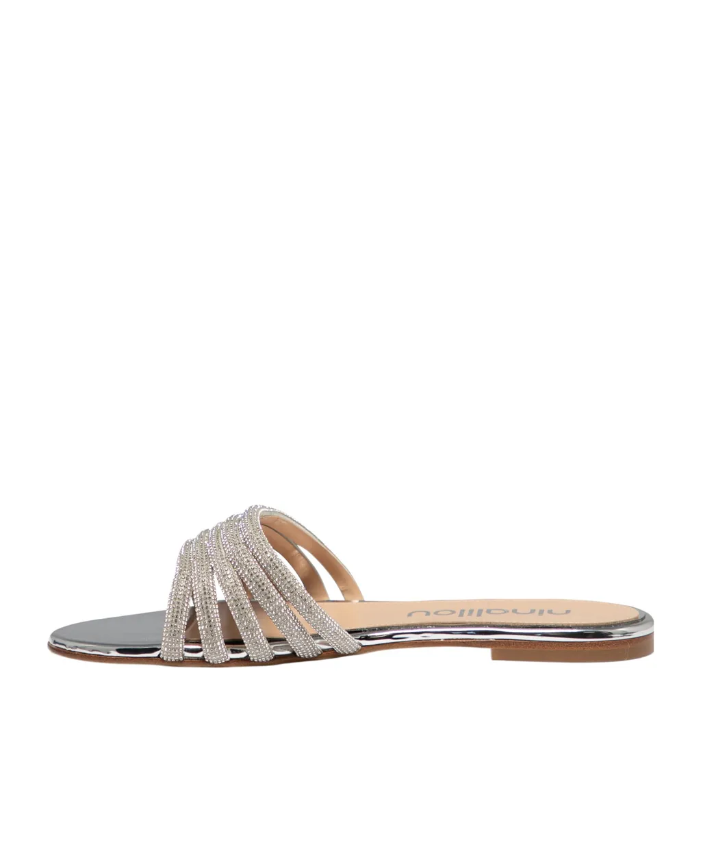 Elisa Crystal-Embellish Sandals