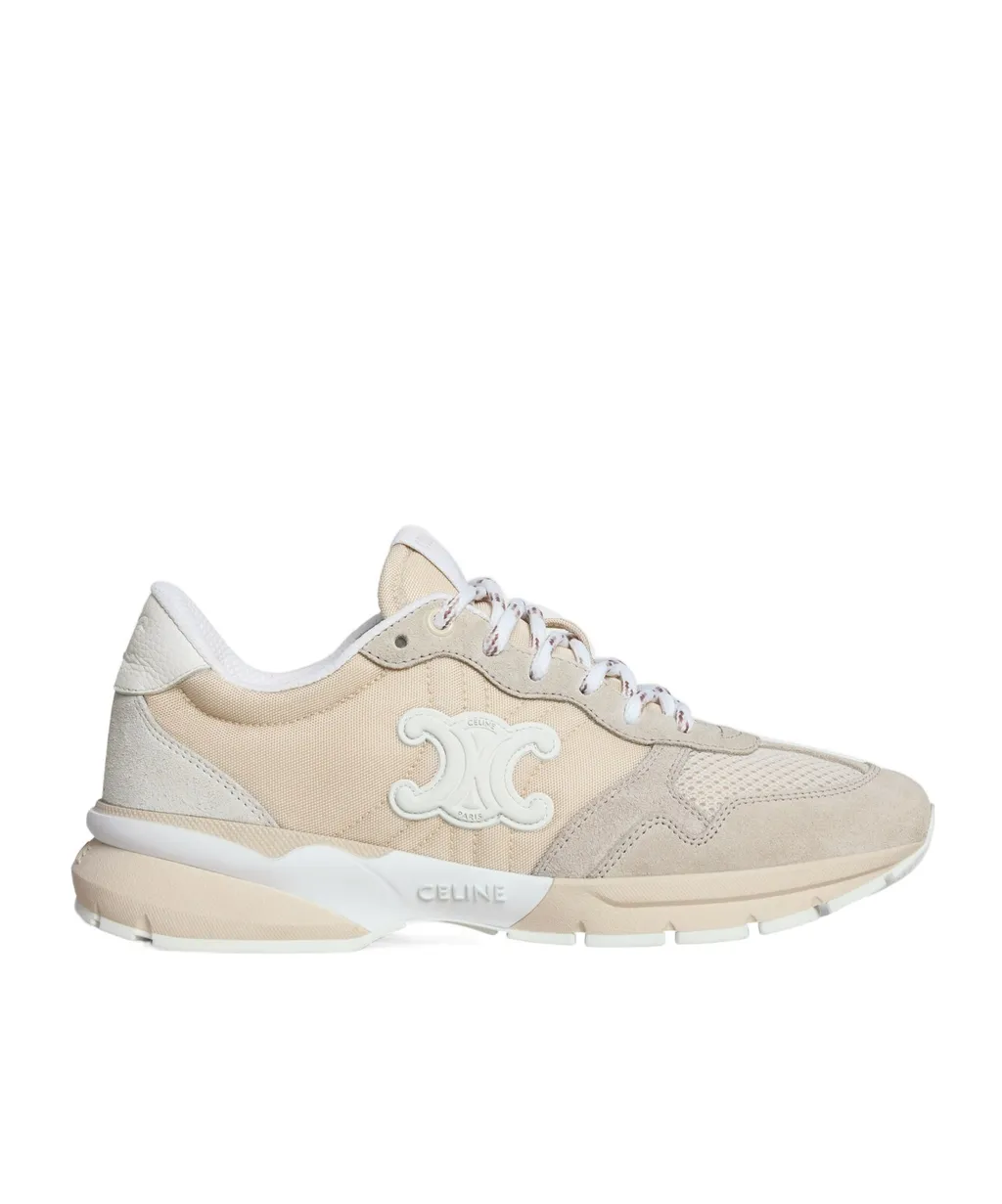 Celine Runner Cr-04 Sneaker In Nylon, Mesh, Calfskin And Suede Calfskin