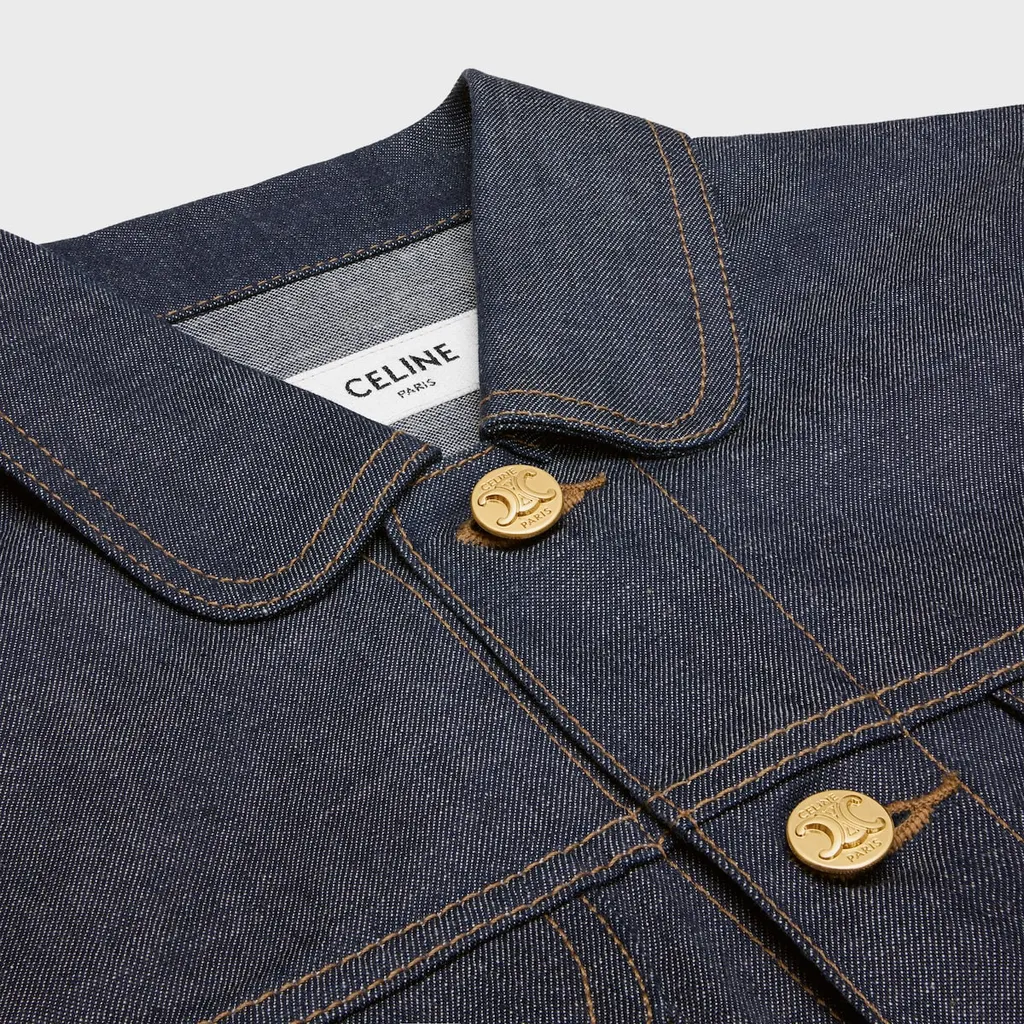 Trucker Jacket In Raw Wash Denim