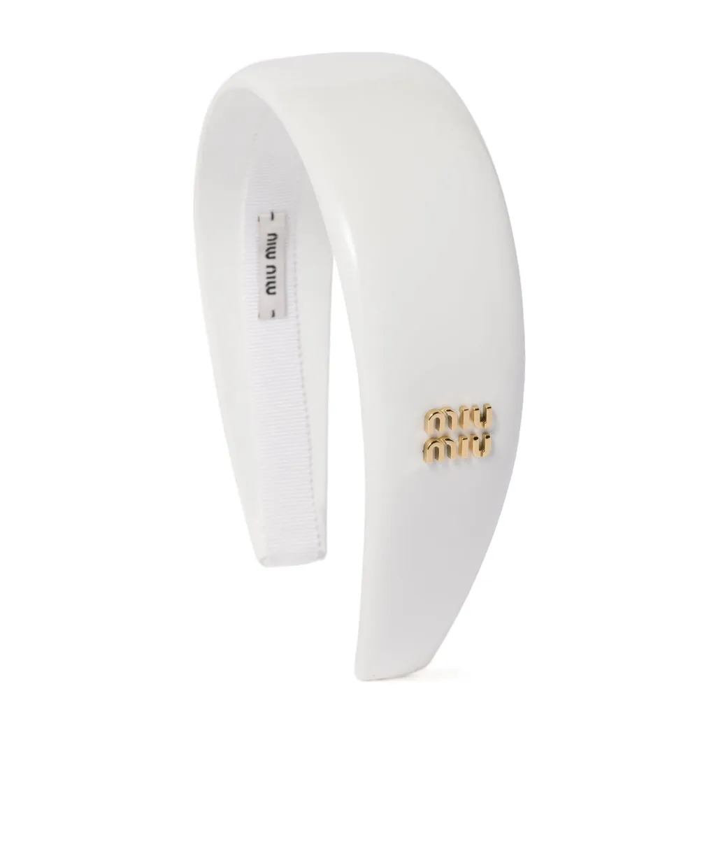Miu Miu Logo Lettering Hairband