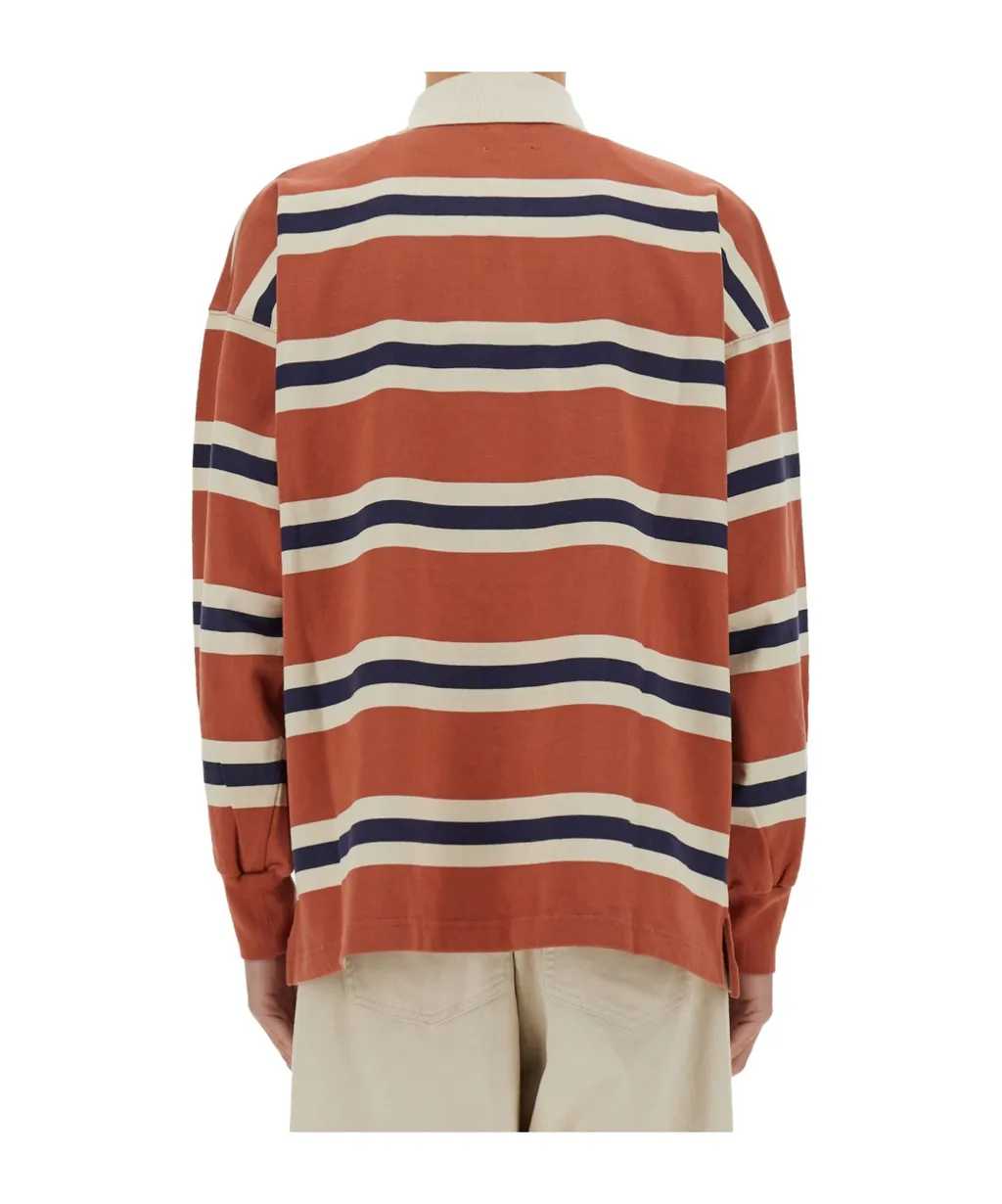 Autry Striped Rugby Polo Shirt