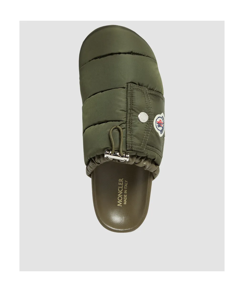 Mon Pocket Padded Leather Mules