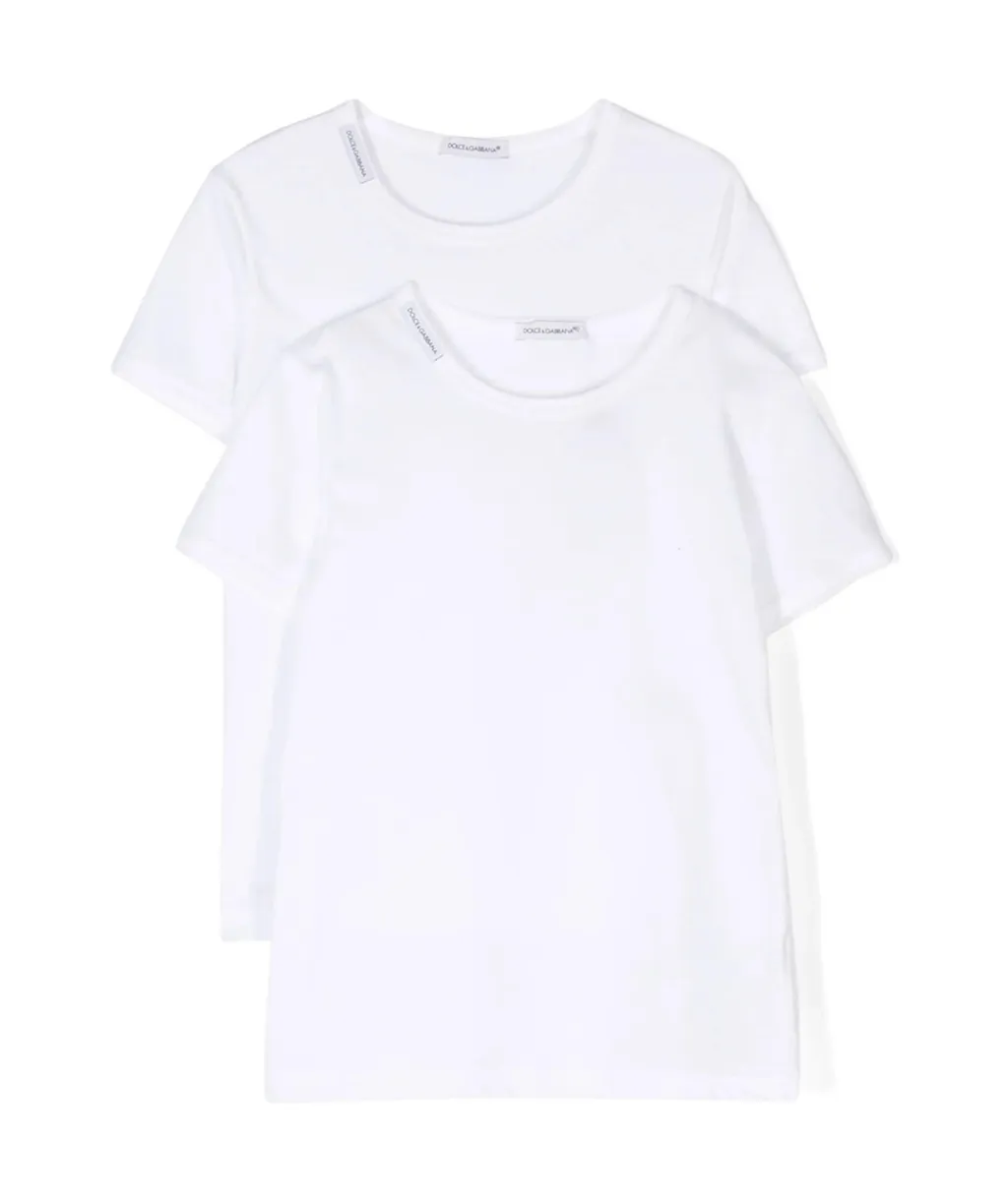 Logo Tag Cotton T-Shirt