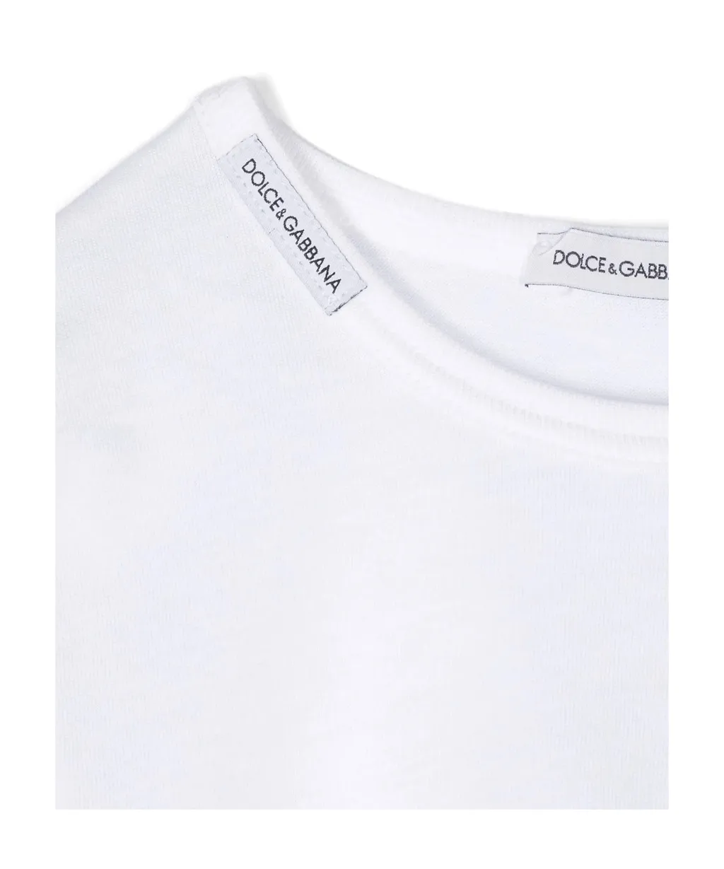 Logo Tag Cotton T-Shirt