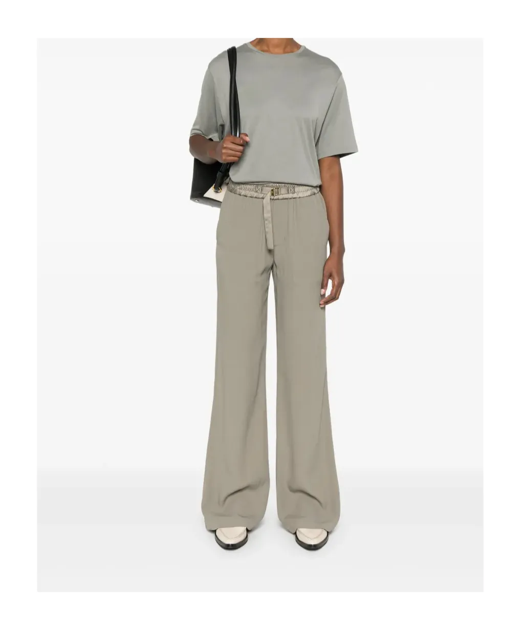 Elastic Waist Casual Pants