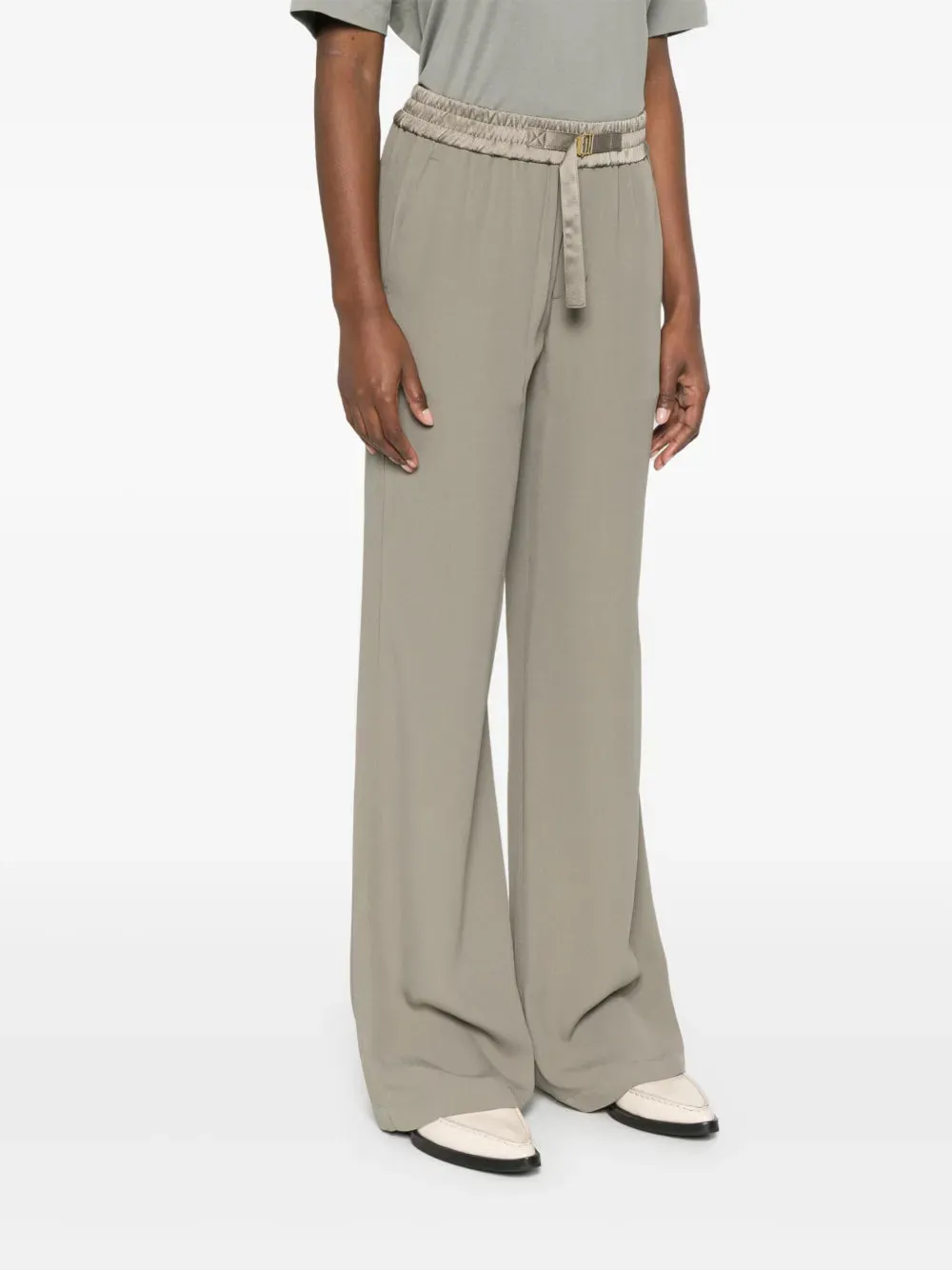 Elastic Waist Casual Pants