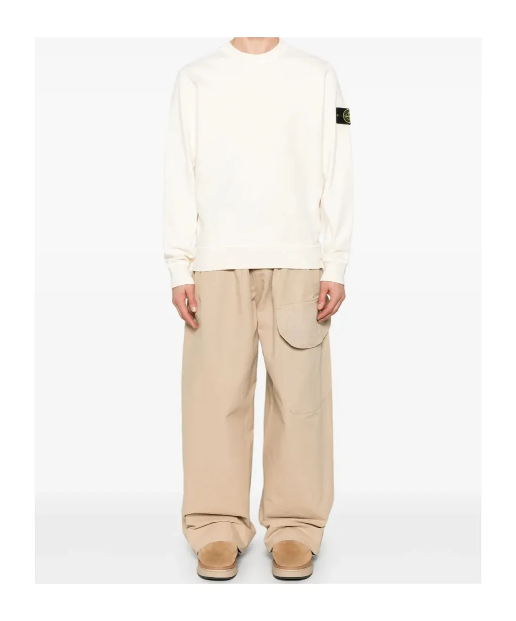 Stone Island Compass-Badge Crewneck Sweatshirt