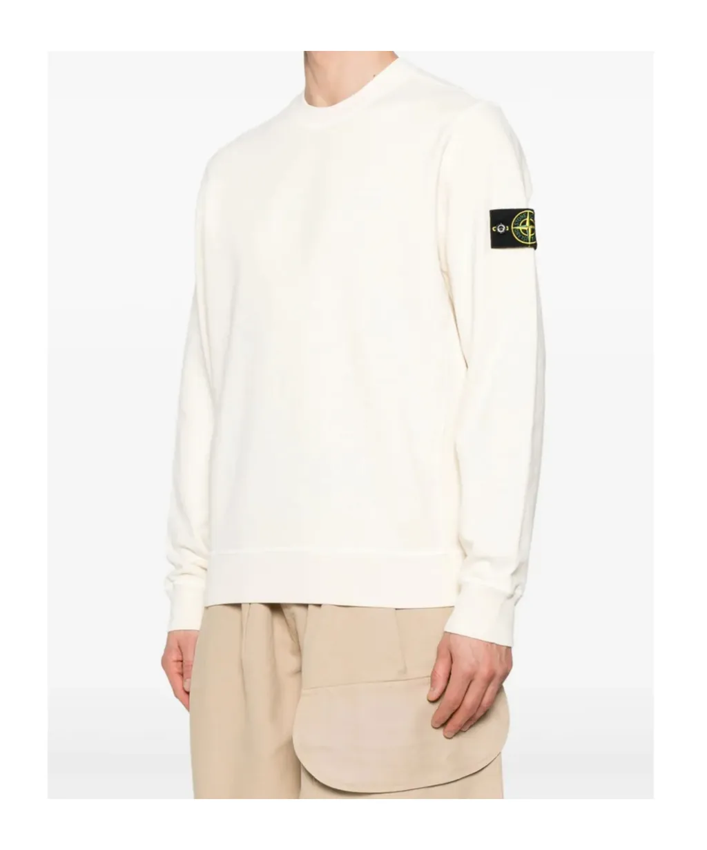Stone Island Compass-Badge Crewneck Sweatshirt