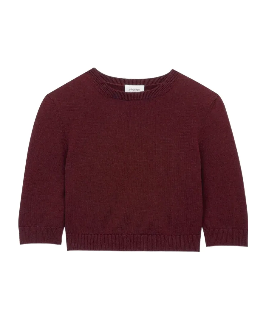 Crop Top In Wool
