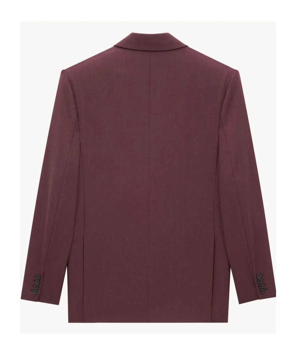 Jacket In Wool Canvas