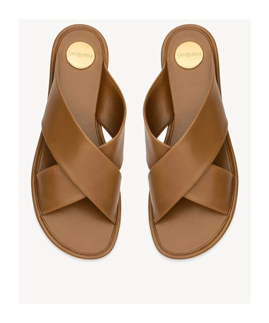 Carlyle Slides In Smooth Leather