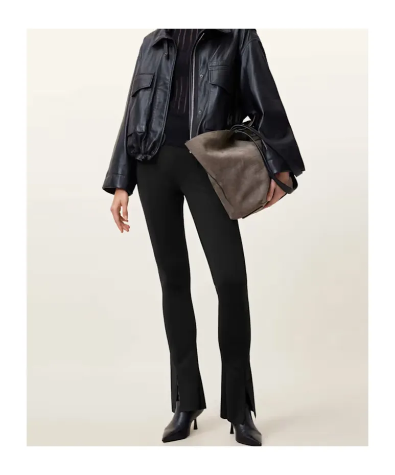 Allsaints Flared High-Waist Pants