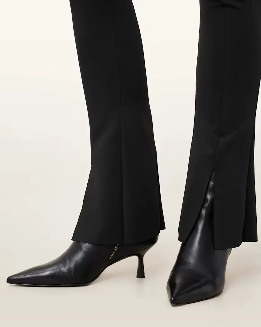 Allsaints Flared High-Waist Pants
