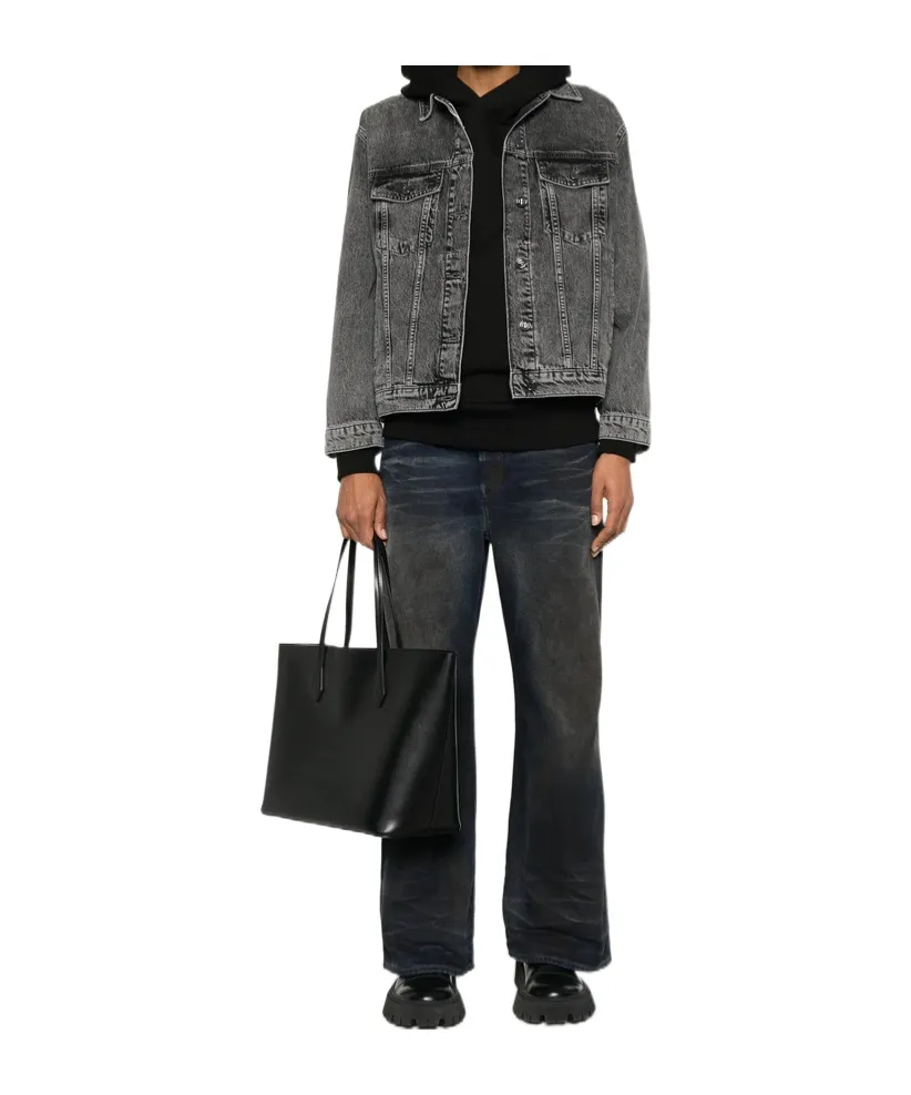 Anine Bing Rory Button-Up Denim Jacket