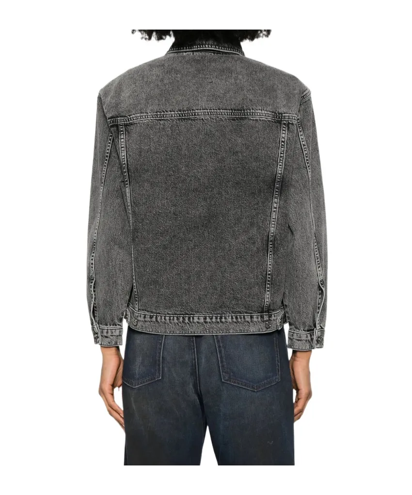 Anine Bing Rory Button-Up Denim Jacket
