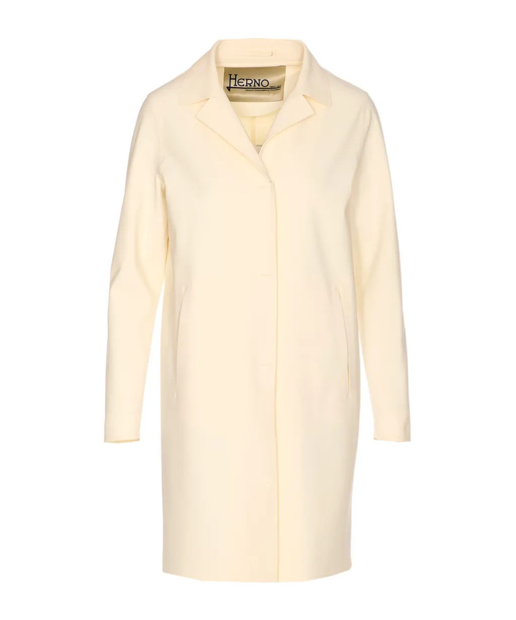Herno Single-Breasted Long-Sleeved Coat