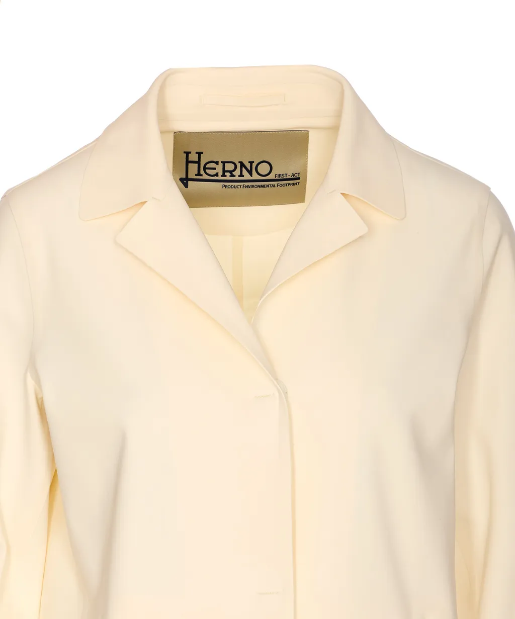 Herno Single-Breasted Long-Sleeved Coat