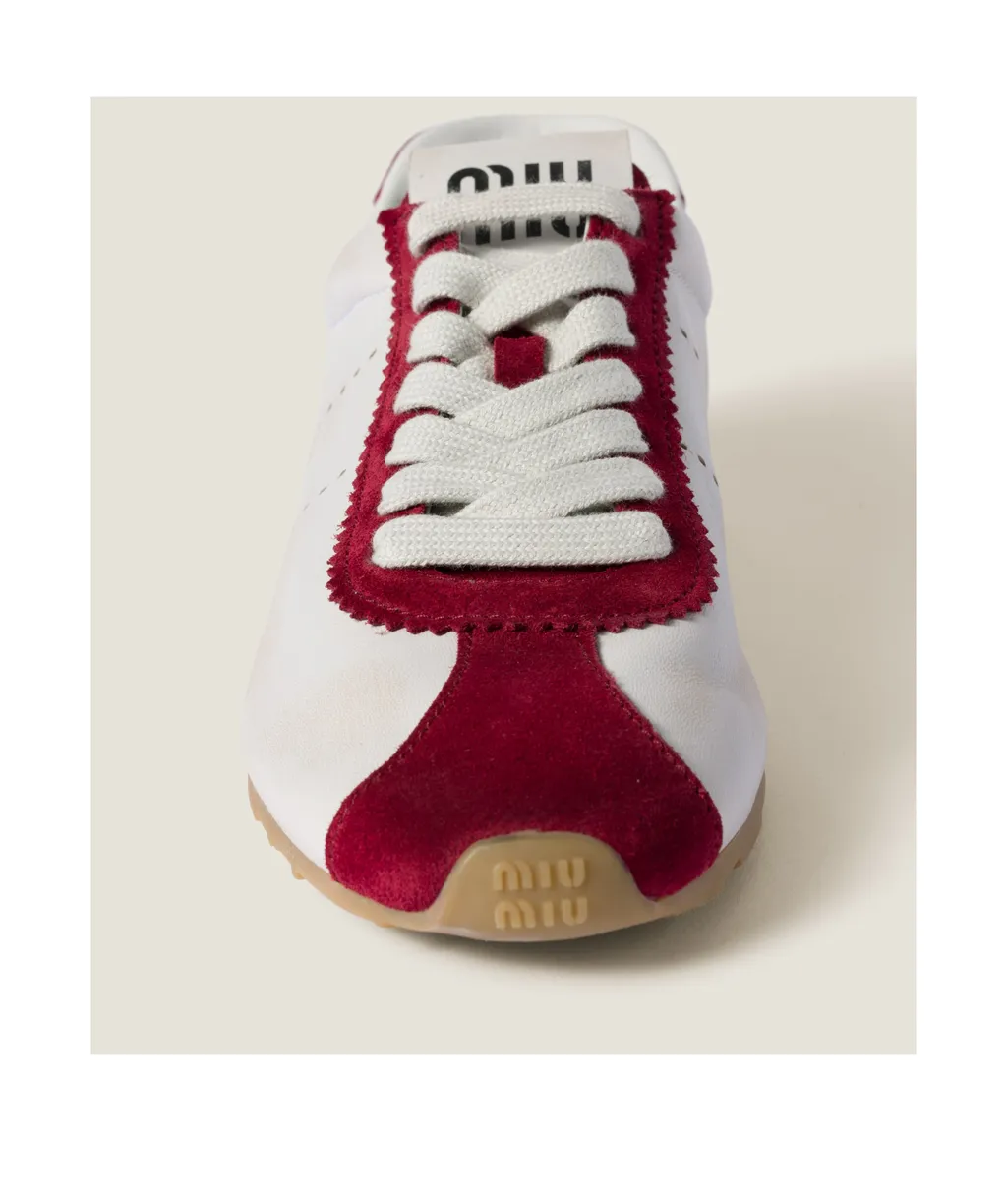 Miu Miu Plume Two-Toned Sneakers