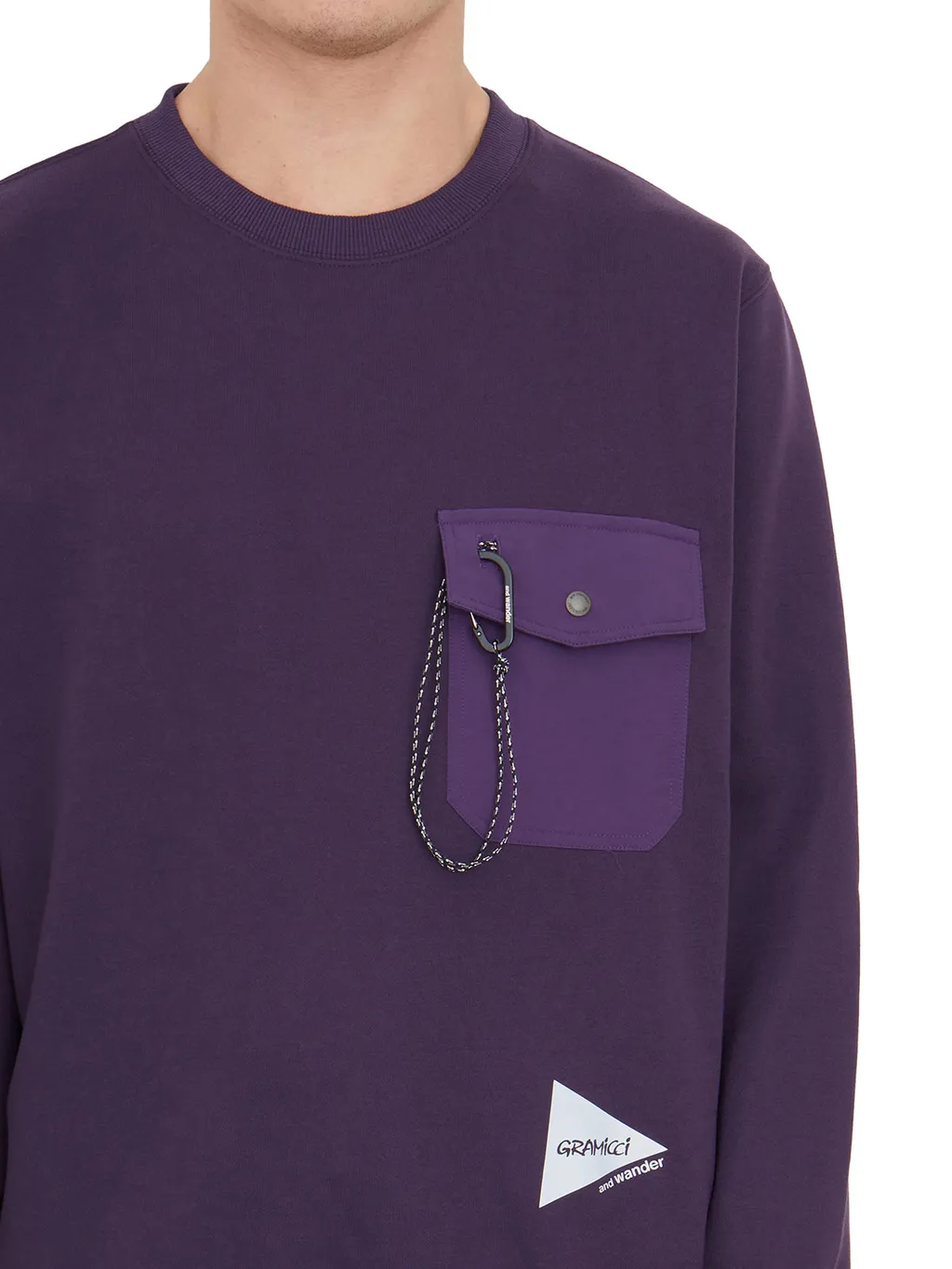 X And Wander Crewneck Pocket Sweatshirt