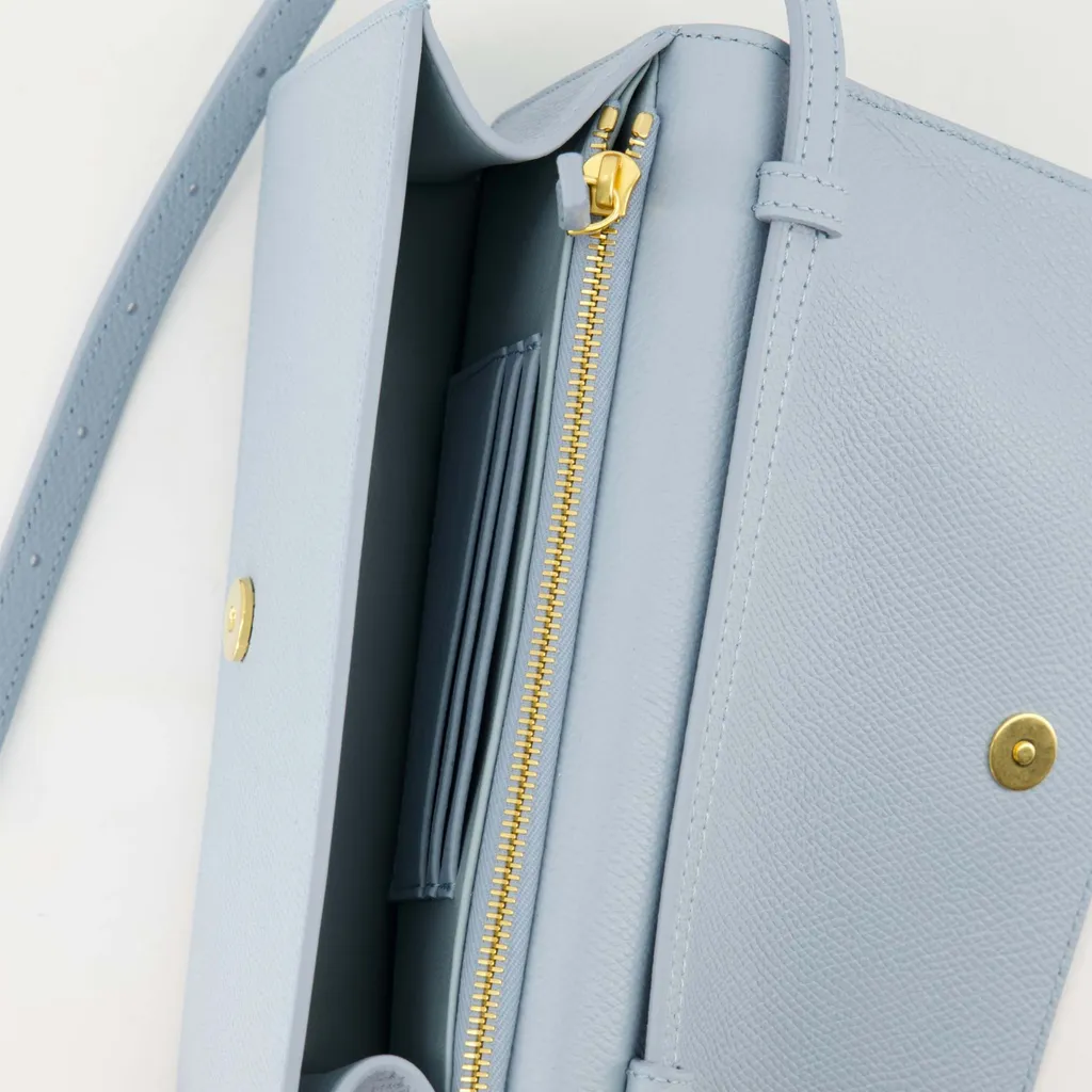 Valentino Vlogo Plaque Foldover Top Mini Shoulder Bag