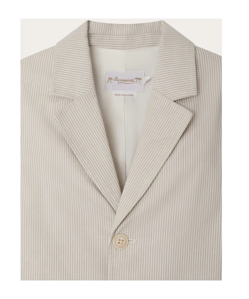 Benjamin Structured Striped Jacket