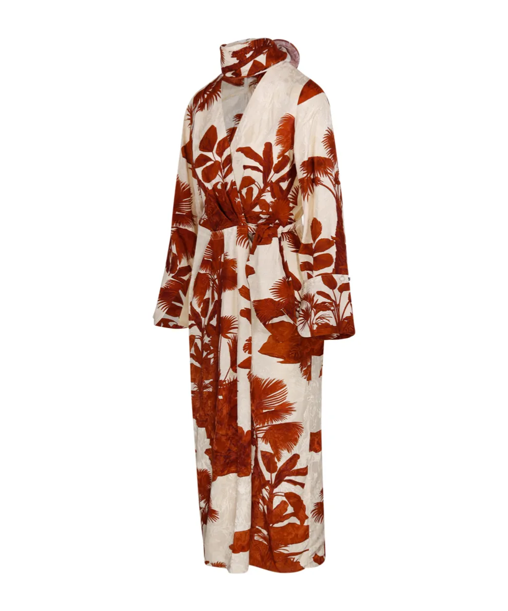 Johanna Ortiz Tropical Print Wrap Dress