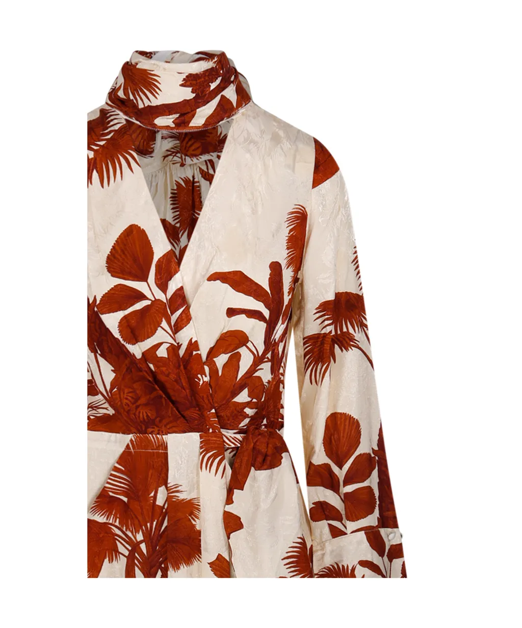 Johanna Ortiz Tropical Print Wrap Dress
