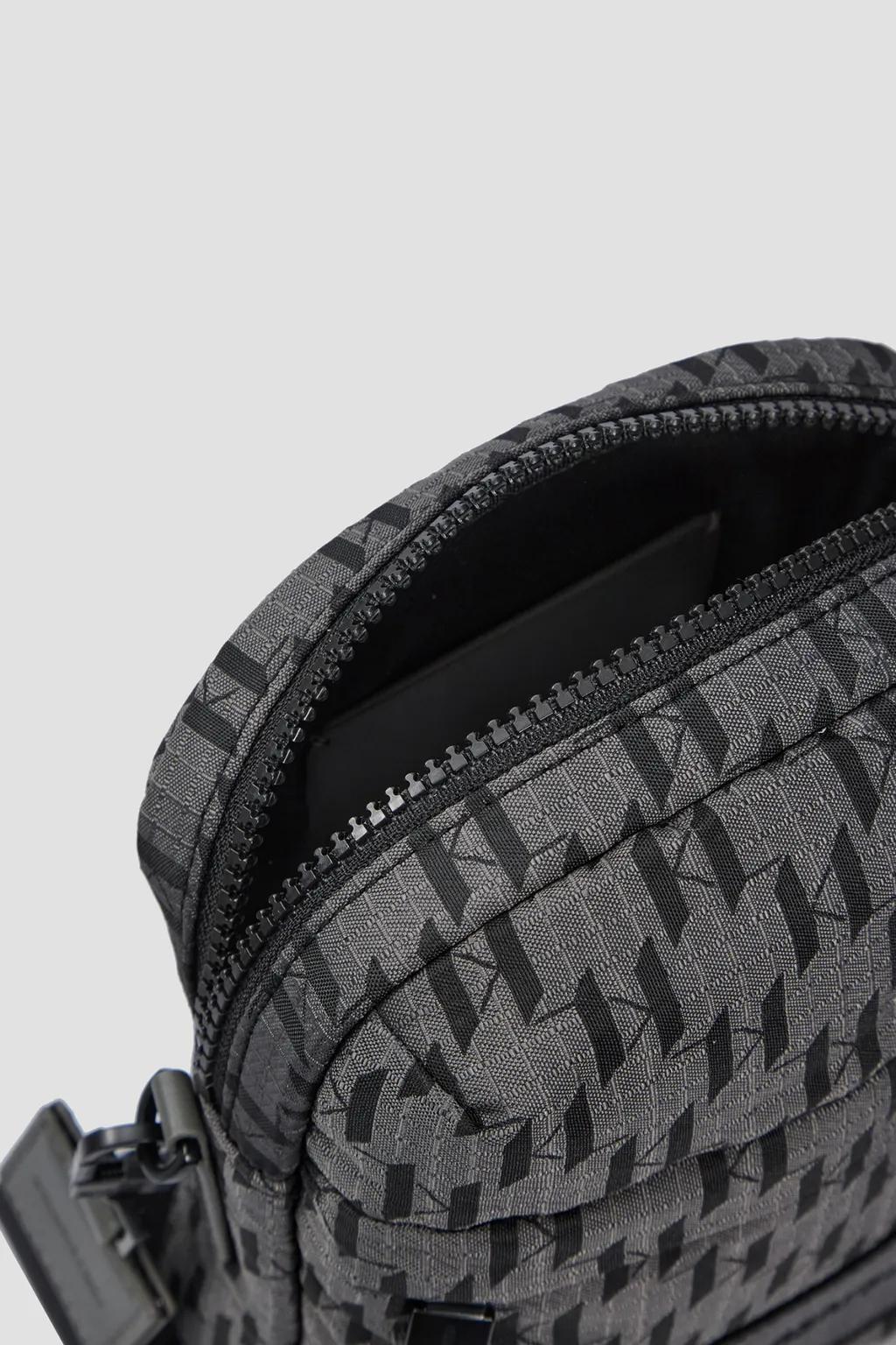 Zippered Shoulder Bag