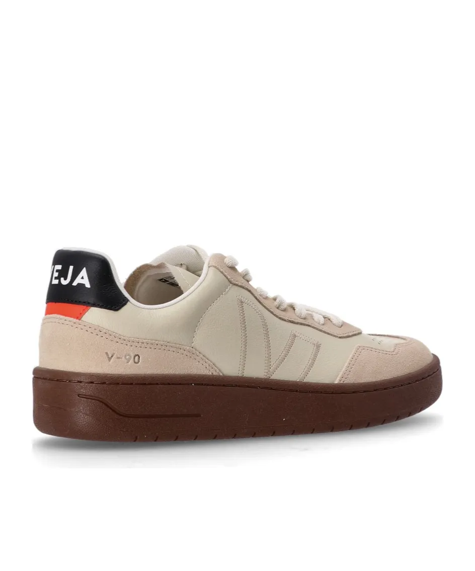 Veja V-90 Lace-Up Sneakers