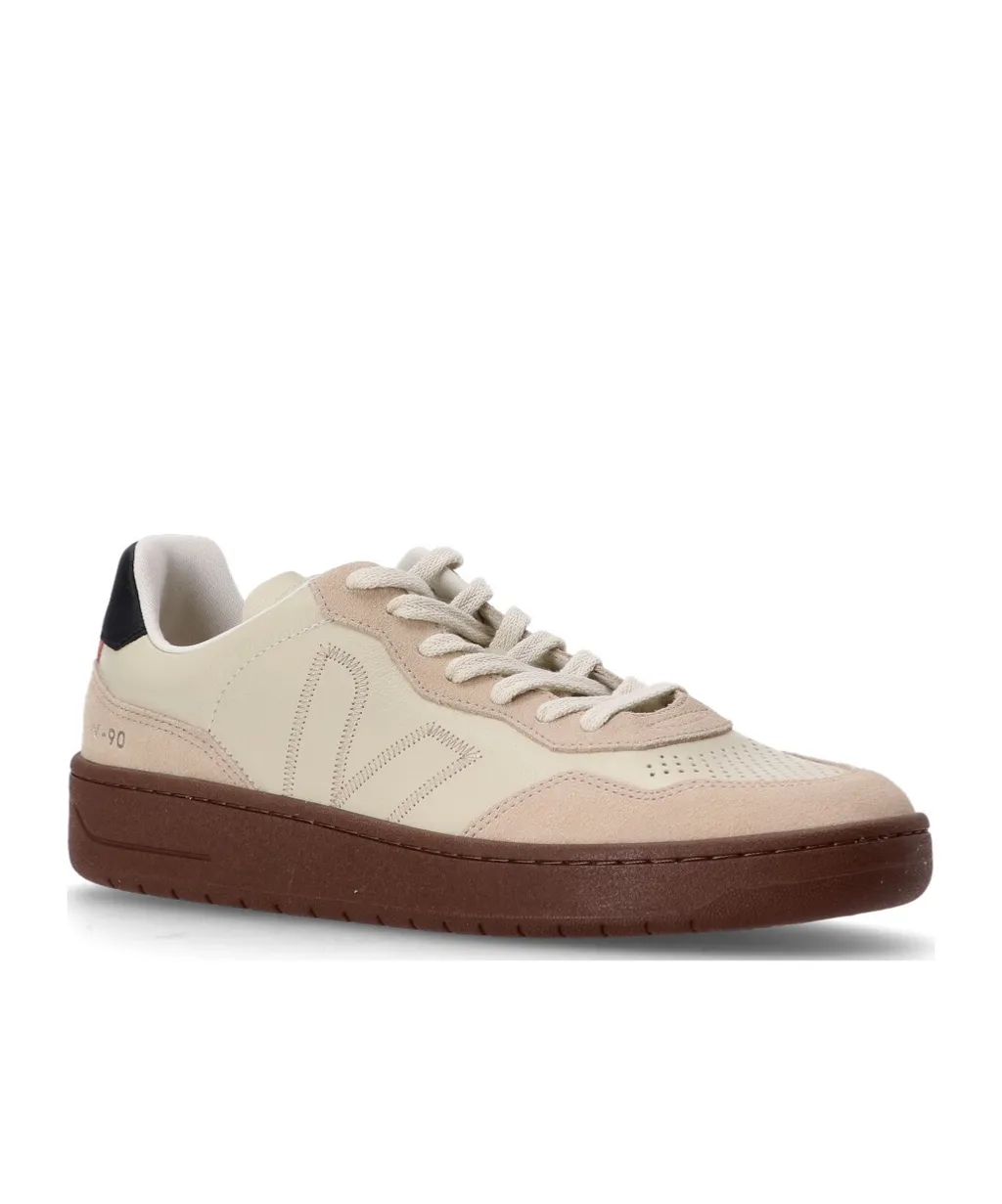 Veja V-90 Lace-Up Sneakers