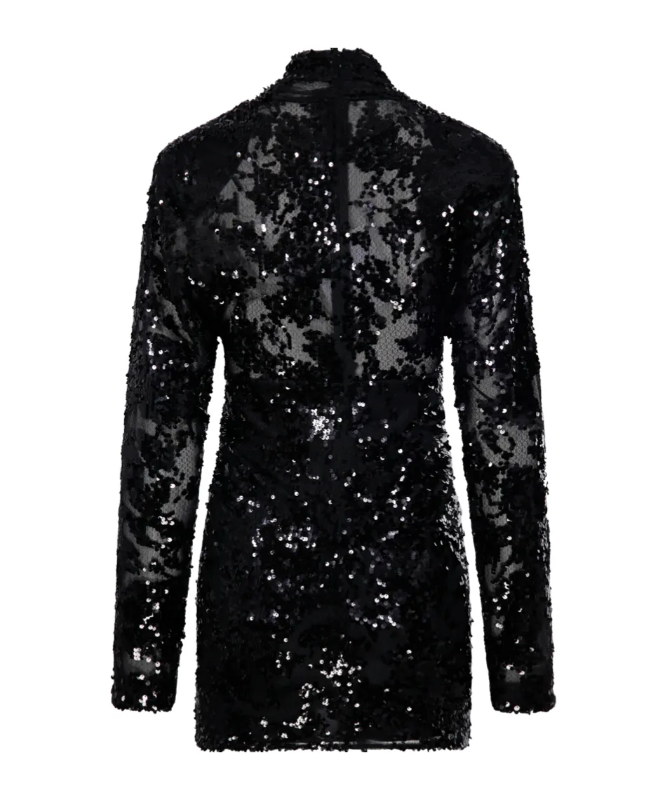 Long-Sleeved Mini Dress