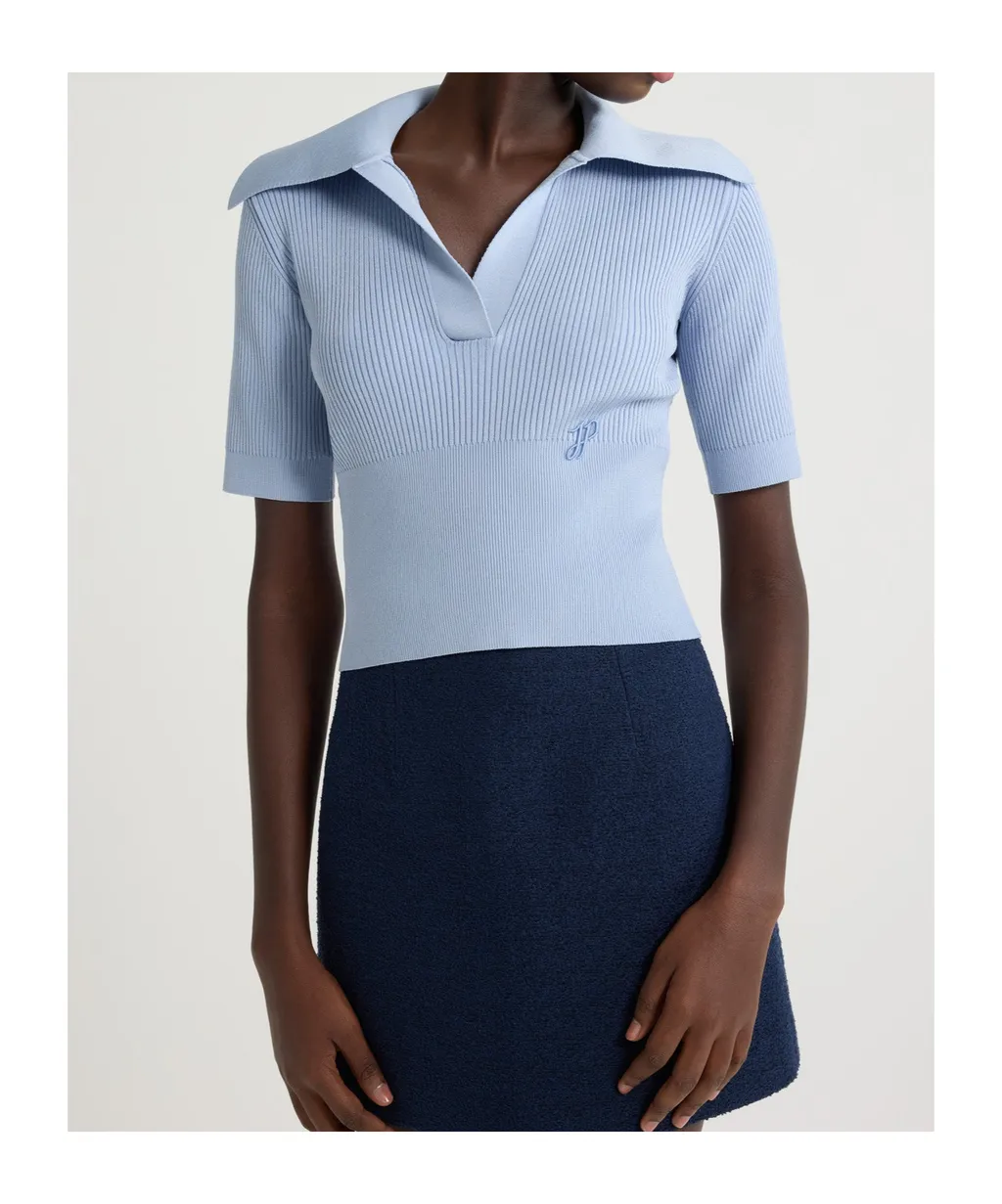 Knitted Polo Shirt