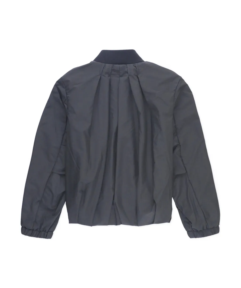 Moncler Enfant Logo Patch Zipped Bomber Jacket