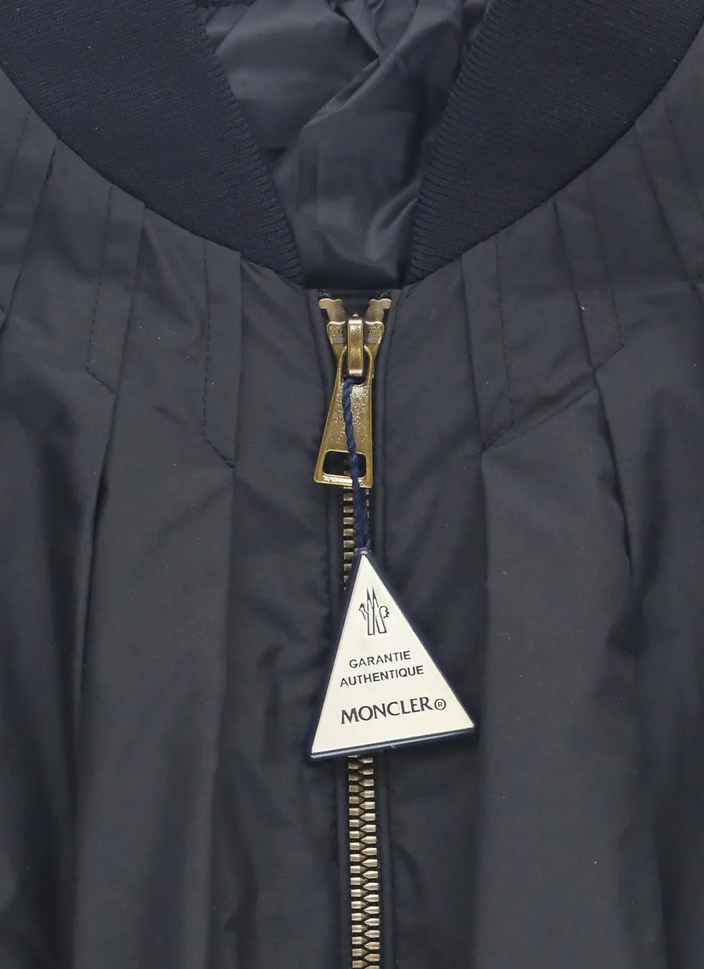 Moncler Enfant Logo Patch Zipped Bomber Jacket