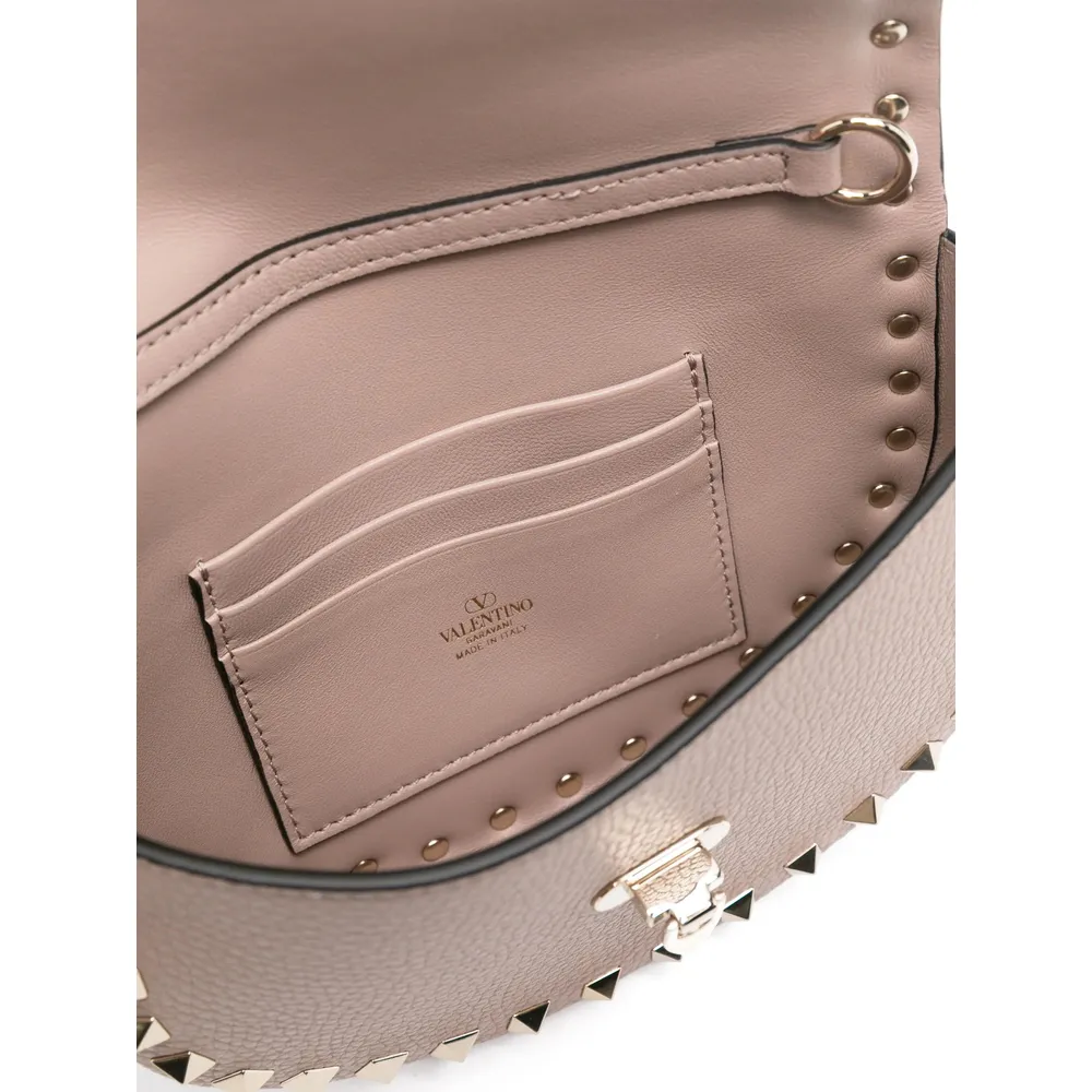 Valentino Garavani Rockstud Foldover Top Crossbody Bag