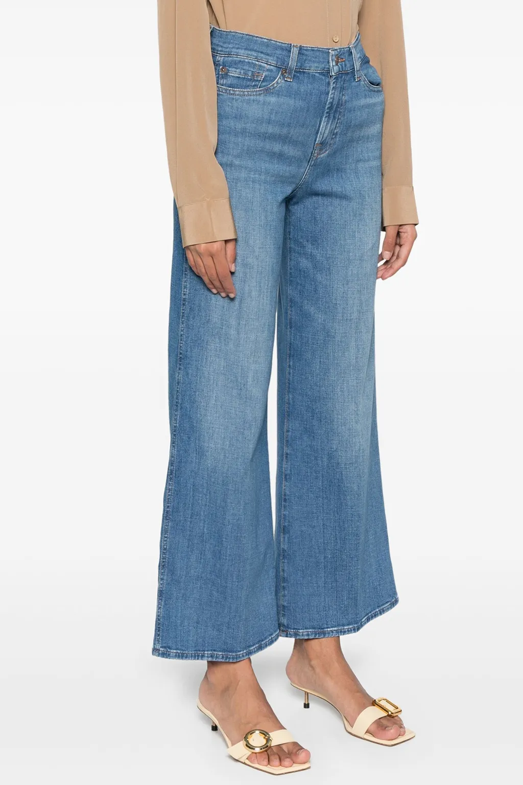 7 For All Mankind Lotta Wide-Leg Jeans